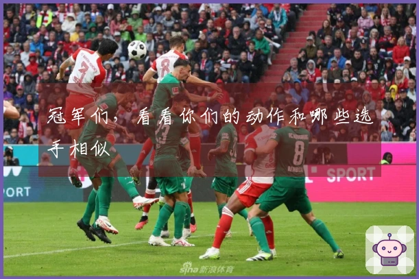 冠军们，看看你们的动作和哪些选手相似